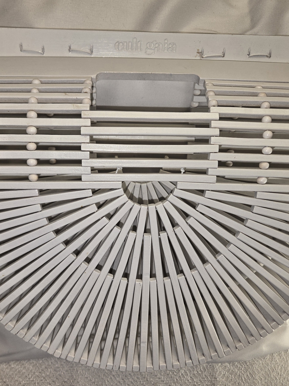 cult gaia White Ark Bamboo Clutch
